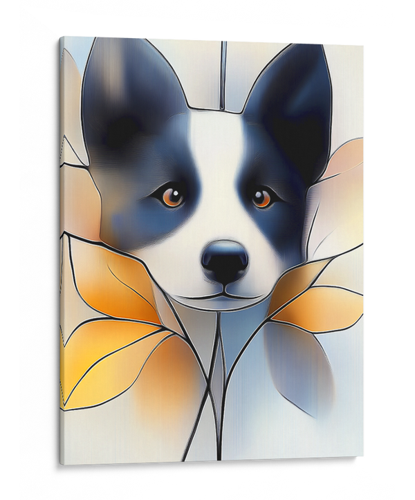 Elegant Canine Serenity Wall Art