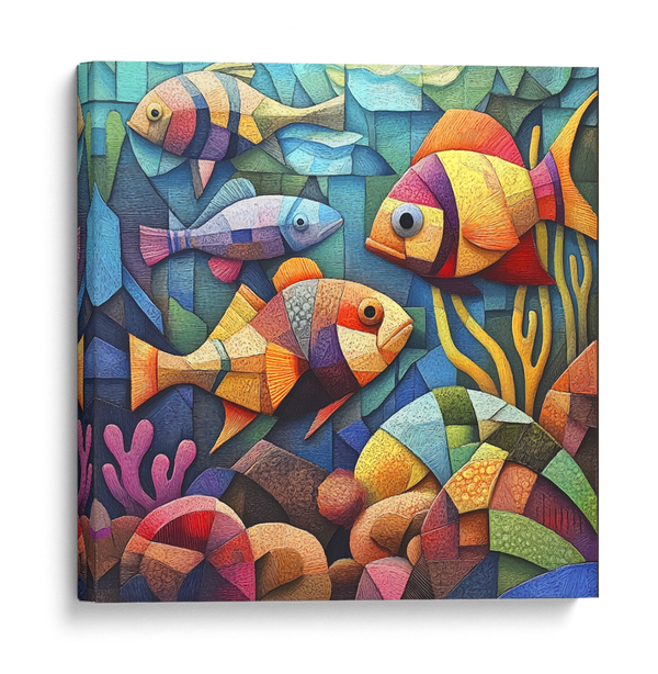 Vibrant Underwater Harmony Wall Art