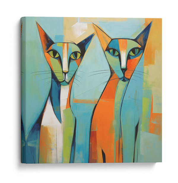 Feline Abstraction Wall Art