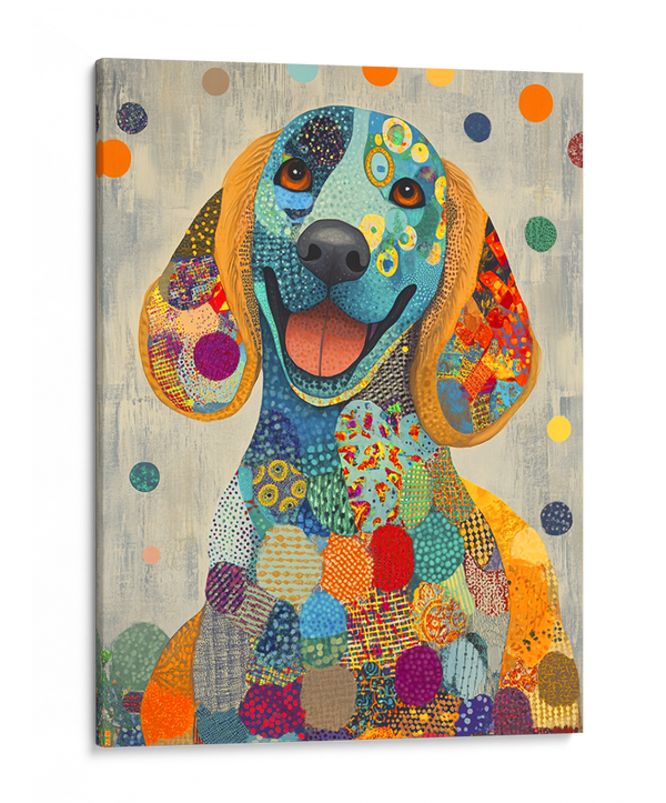 Colorful Canine Companion Wall Art