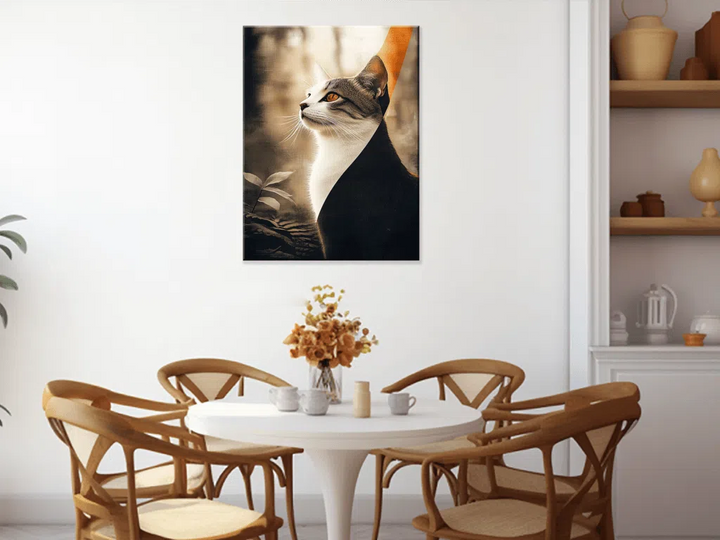 Animal-Majestic Gaze Wall Art in Dining Room