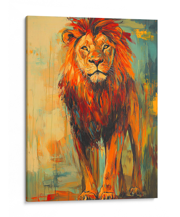 Vivid King of the Savanna Wall Art