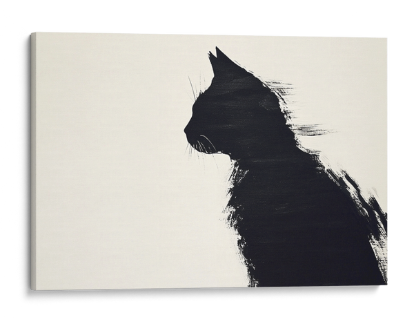 Elegant Feline Silhouette