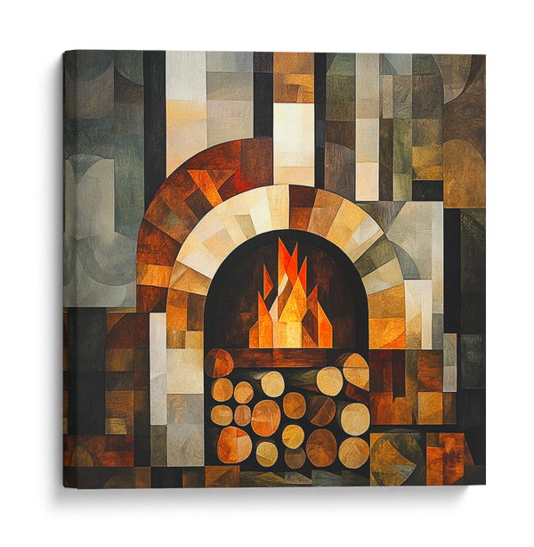 Cubist Hearth Wall Art