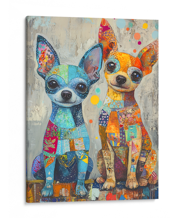 Chihuahua Duo Wall Art