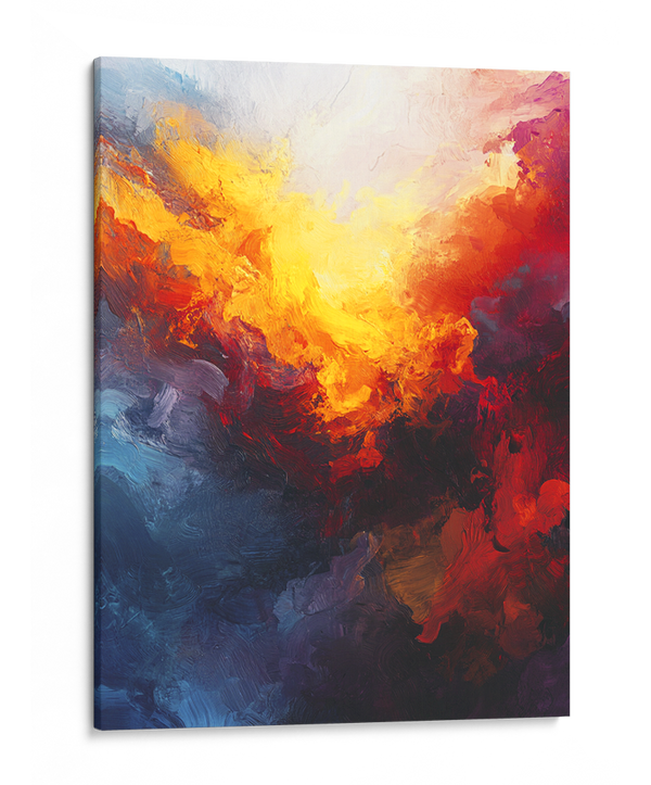 Fiery Embrace Wall Art