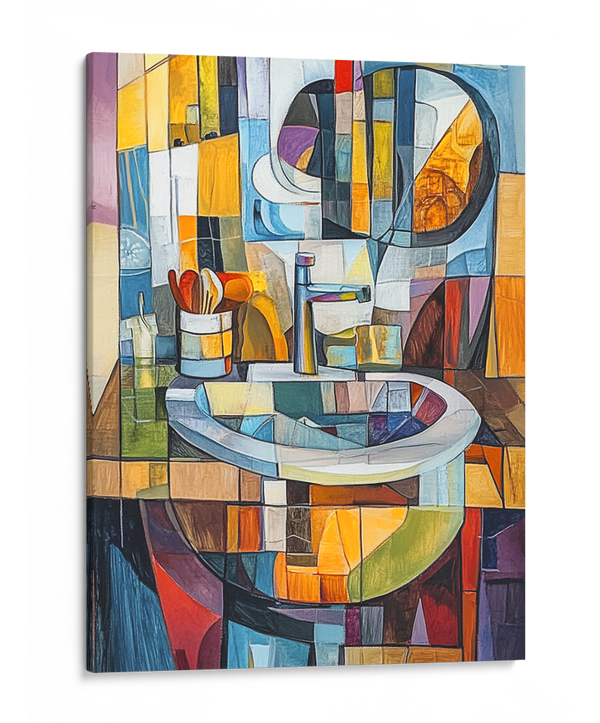 Reflections in Cubism Wall Art