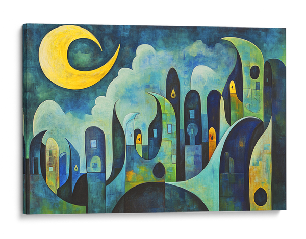 Moonlit Urban Dreamscape