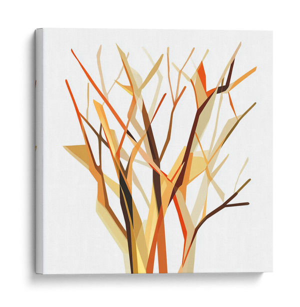 Golden Branches Wall Art