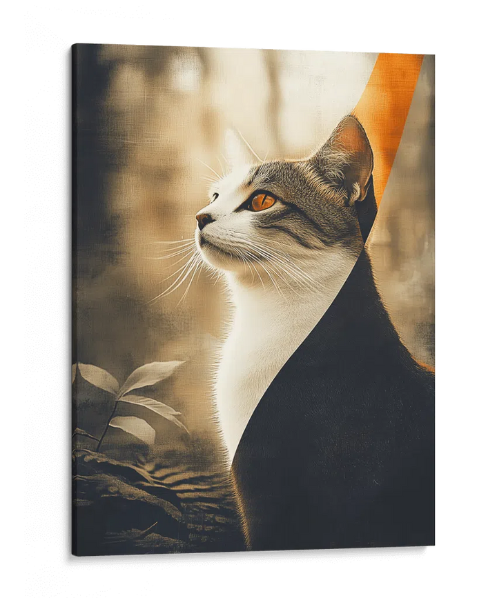 Animal-Majestic Gaze Wall Art by KhayosArt