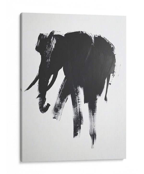 Bold Minimalist Elephant